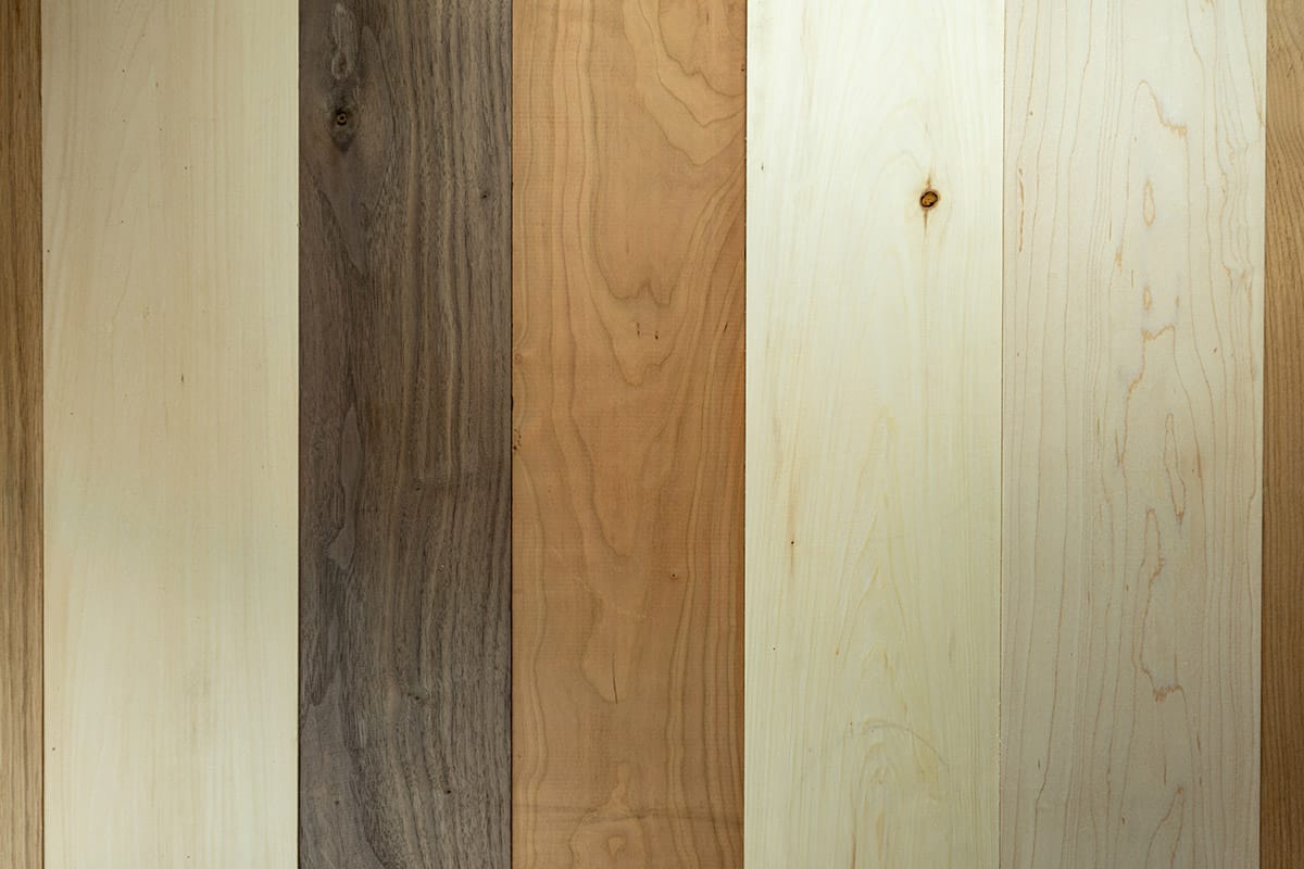 Wood species for laser engraving